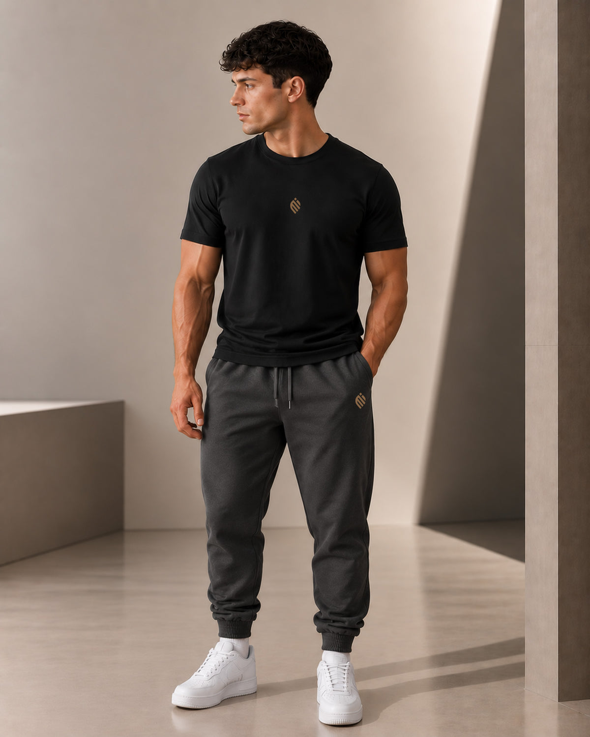 ESSENTIAL JOGGERS — GRAPHITE
