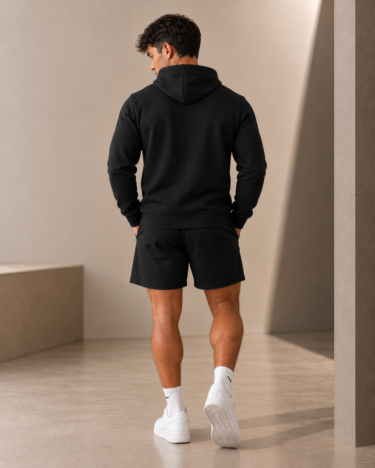 ESSENTIAL HOODIE — ONYX