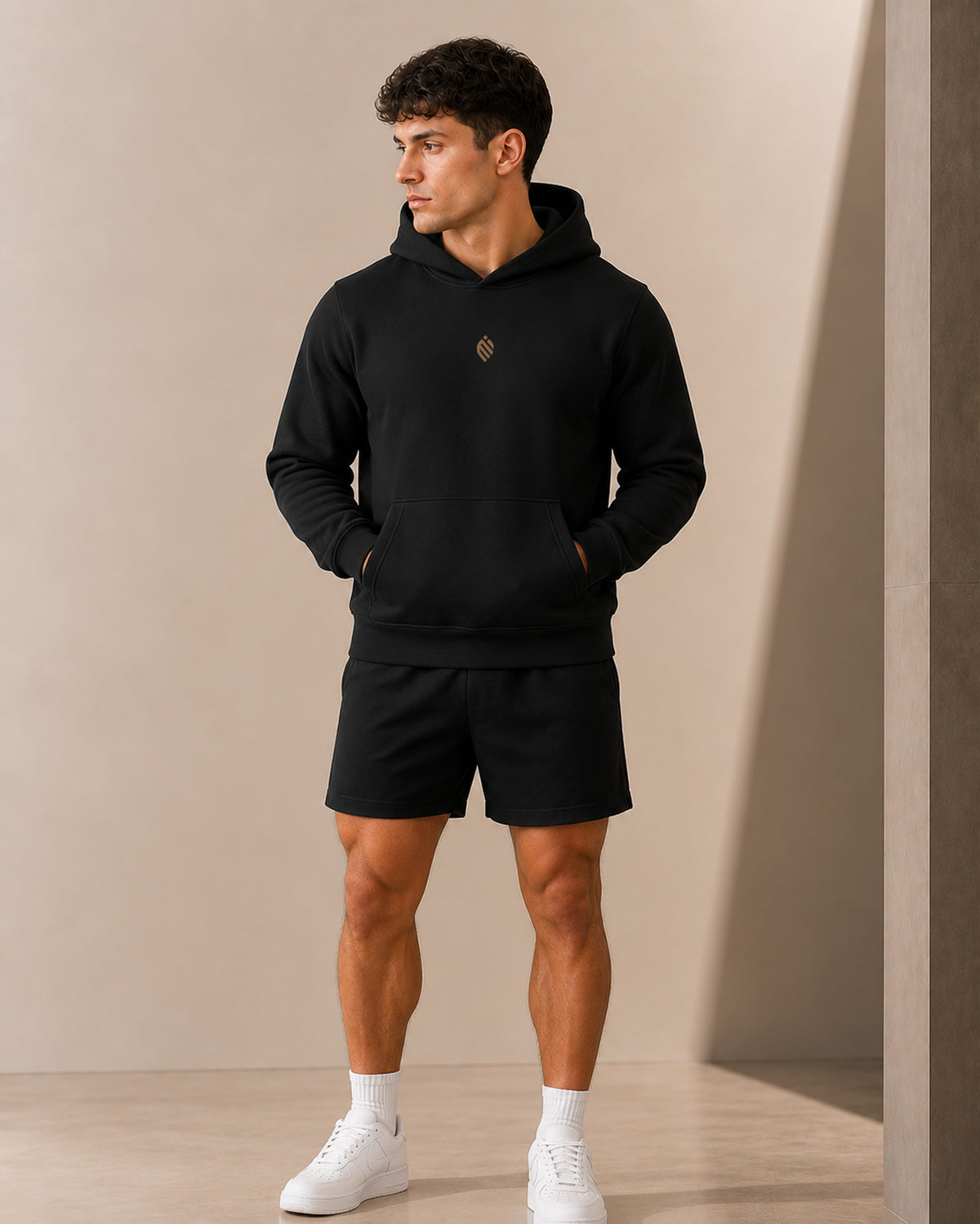 ESSENTIAL HOODIE — ONYX