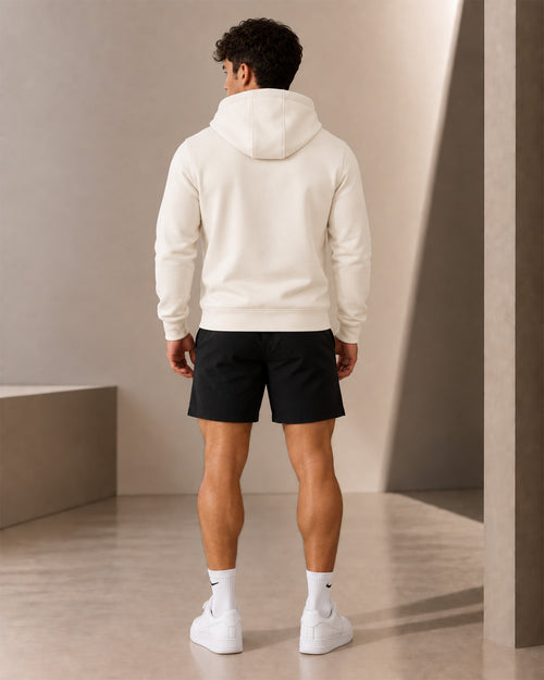 ESSENTIAL HOODIE ZIP — CLOUD